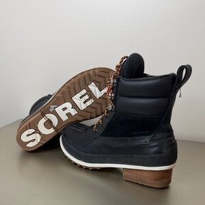 Sorel Black Boots Size 7.5